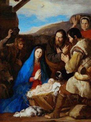  The Adoration of the Shepherds – A Symphony of Baroque Brilliance and Religious Reverence!