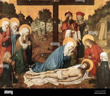  The Lamentation of Christ บรรยายความเศร้าโศกของพระเยซูด้วยสีสันอันอ่อนโยนและลายเส้นที่คมชัด